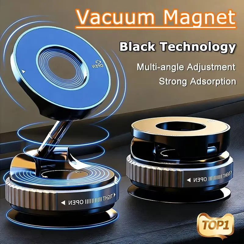 Magnetic Car Phone Holder 360 Degree Rotation Vacuum Adsorption - product image 1