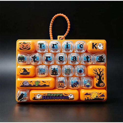 26-key Halloween Fidget Keychain Spooky Keyboard Clicker - product image 1