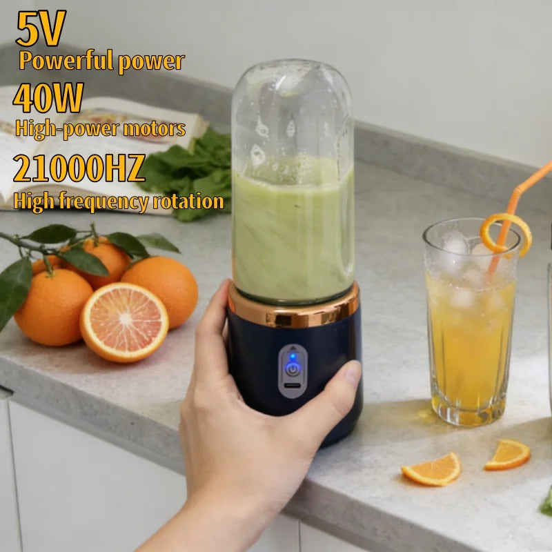 Portable Electric Blender 6-blade Smoothie & Juice Maker - product image 9