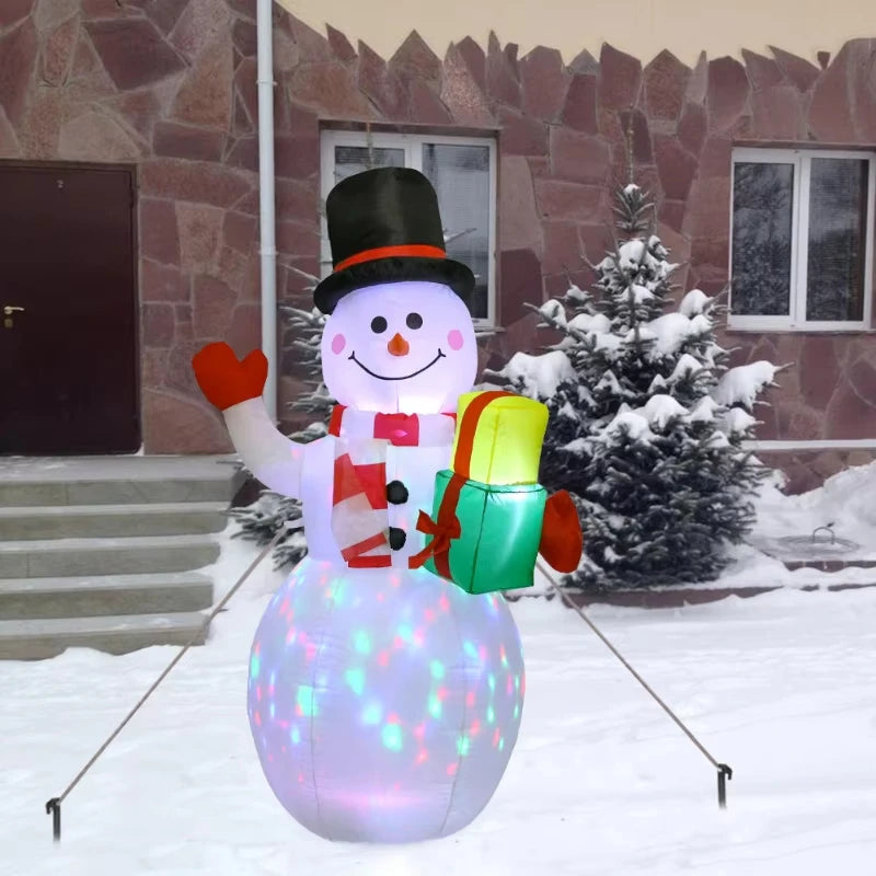 4.9 ft LED Inflatable Christmas Snowman