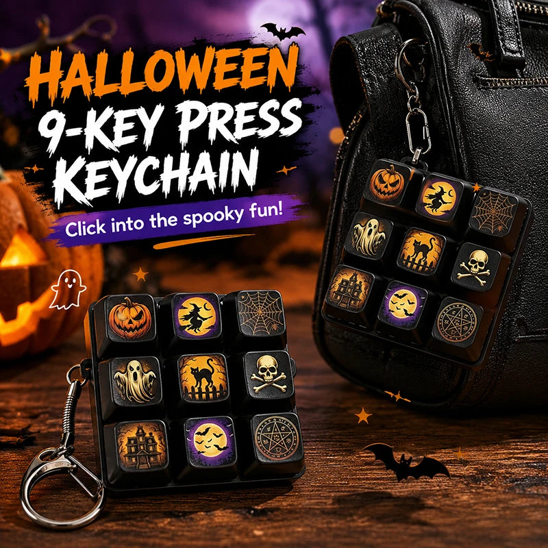 Keycap Clicker Fidget Keychain Toy