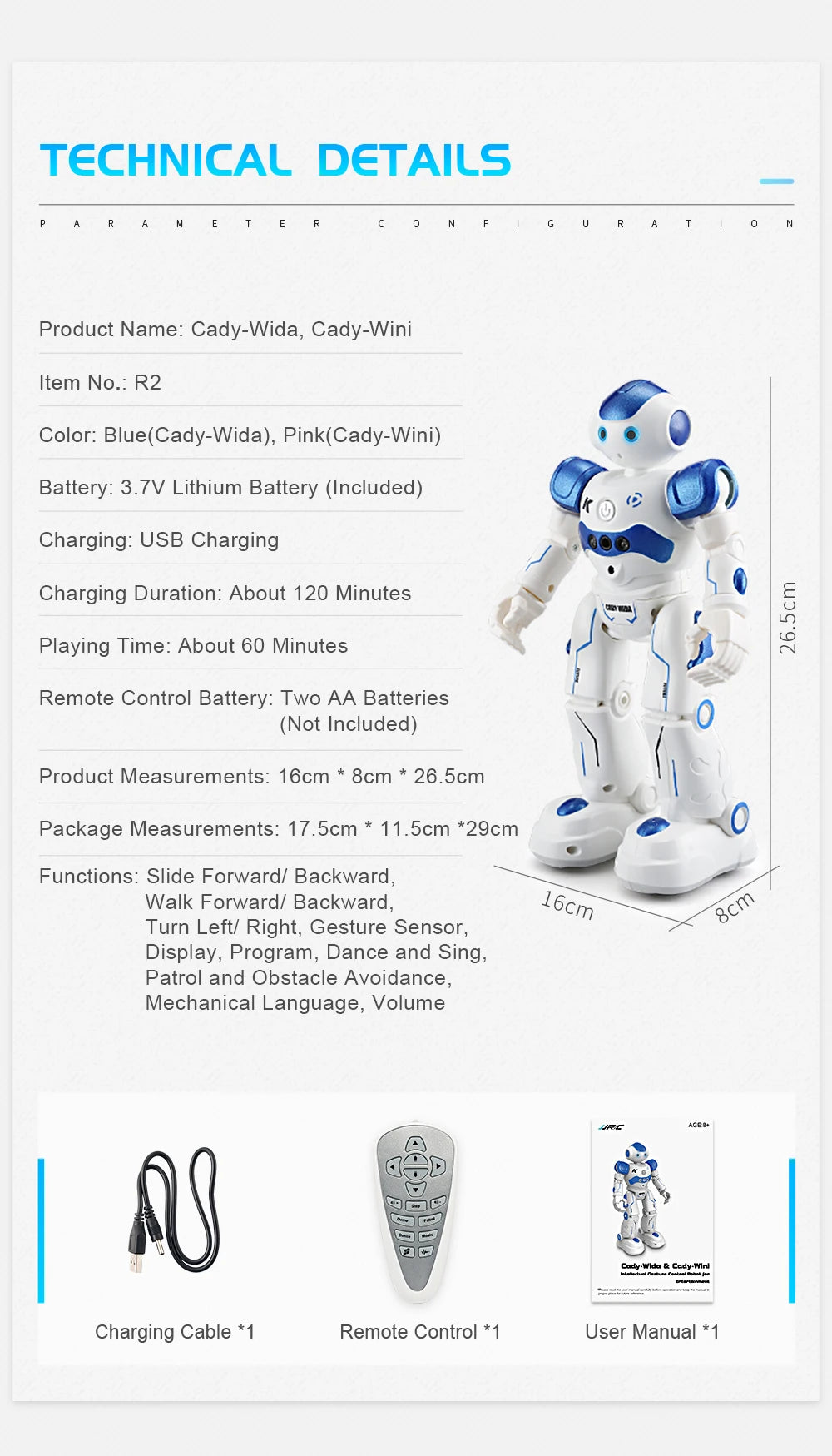 Interactive Remote Control Robot with Gesture Sensing