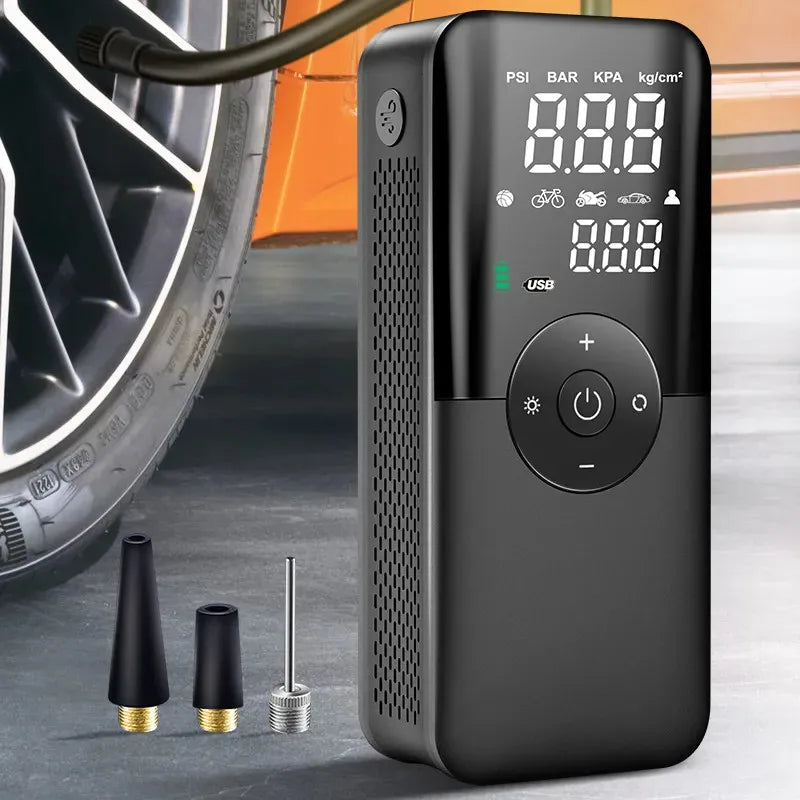 Rechargeable Air Pump Tire Inflator Portable Compressor Digital - product image 1