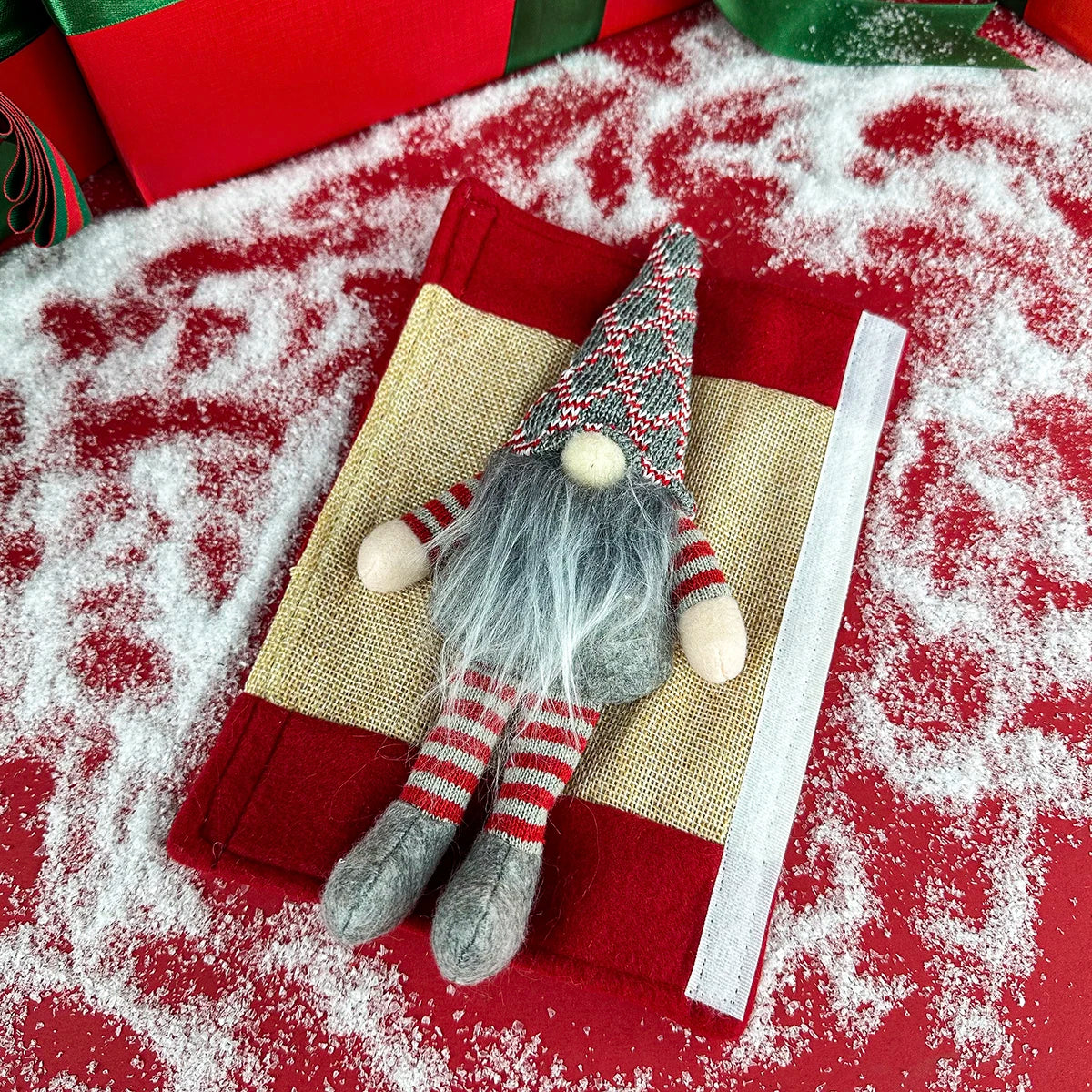Christmas Gnome Appliance Handle Covers