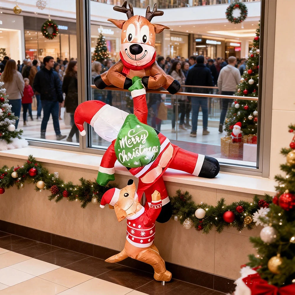 Grinch LED Christmas Inflatable Outdoor Decoration