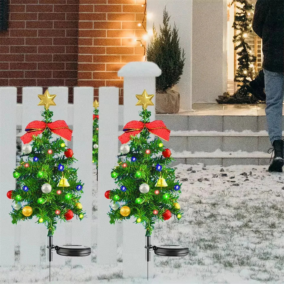 Christmas Tree Solar Lights Waterproof LED Garden & Pathway Decor - product image 11