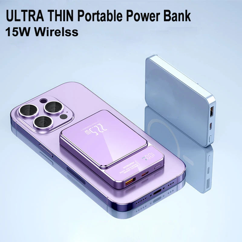 15w Wireless Magnetic Power Bank Fast Charging Battery Pack - product image 8