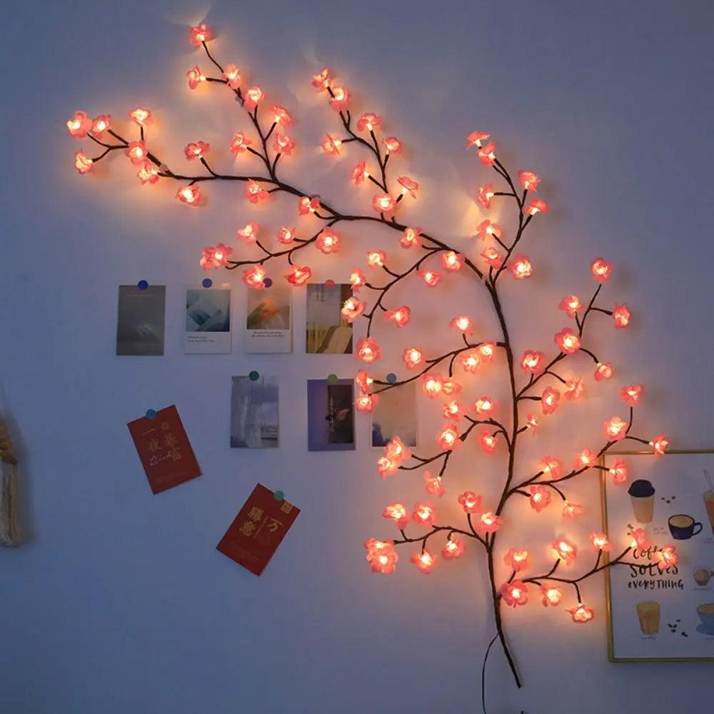 Cherry LED Tree Branch Lights Blossom Willow Vine Garland Decor - product image 4