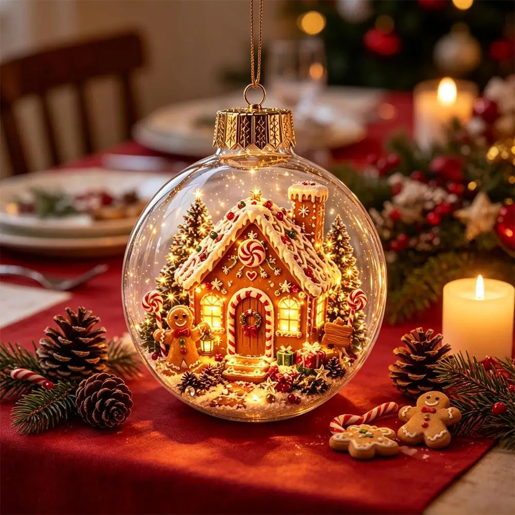 Christmas Story Decor with Lights Snowman Crystal Ball - product image 25