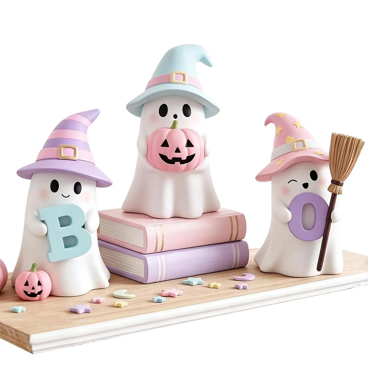 Halloween Ghost Figurine Holiday Resin Cute Sculpture Statue Decor - image 10