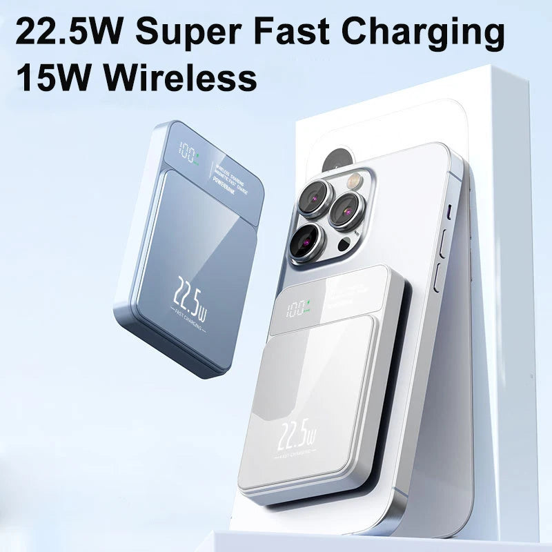 15w Wireless Magnetic Power Bank Fast Charging Battery Pack - product image 1
