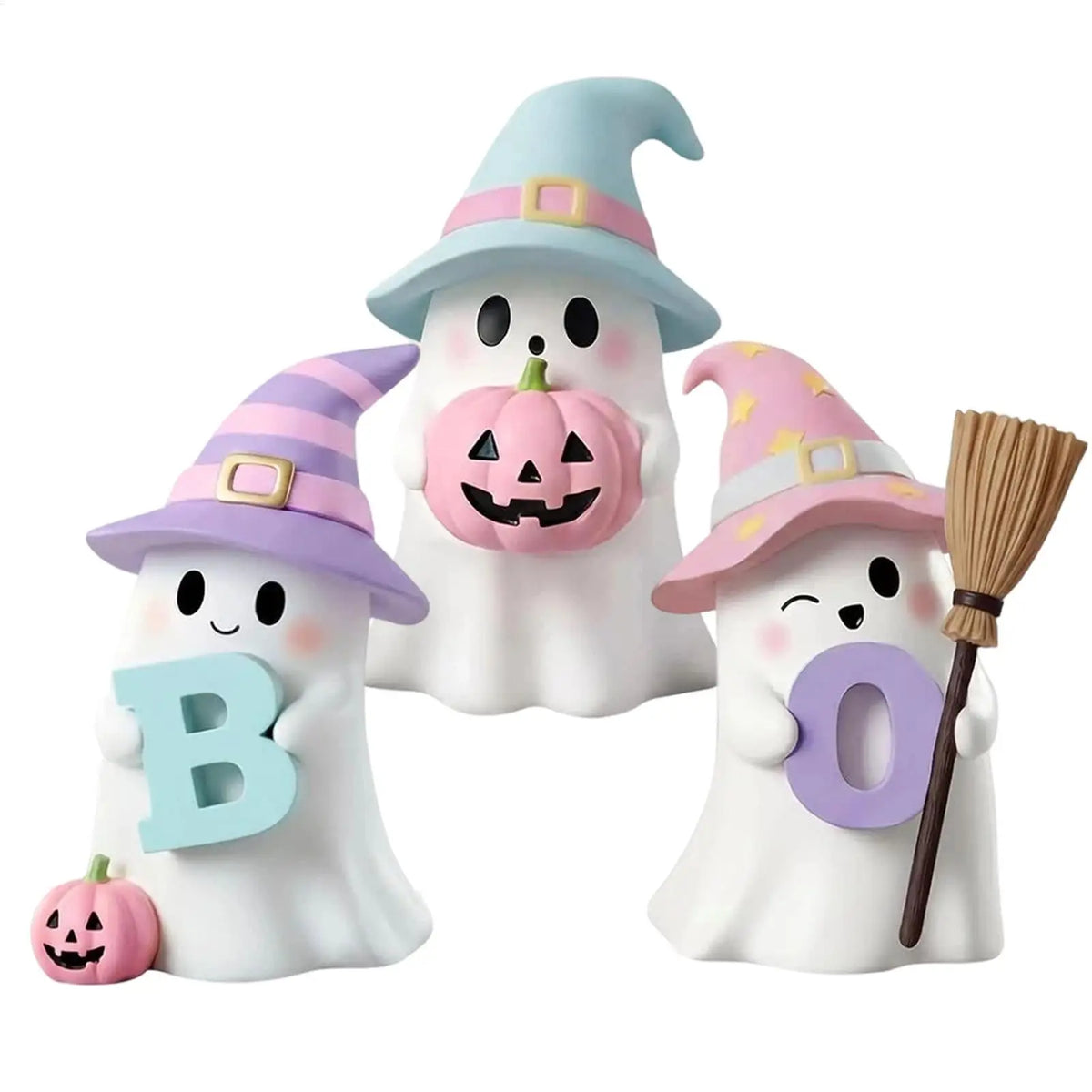 Halloween Ghost Figurine Holiday Resin Cute Sculpture Statue Decor - image 2