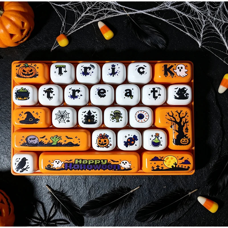 Halloween Fidget Keychain Stress Relief Clicker