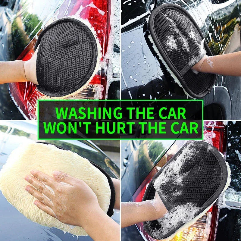 Car Cleaning Set with Detailing Brush Towel Glove - Auto Dashboard - product image 3