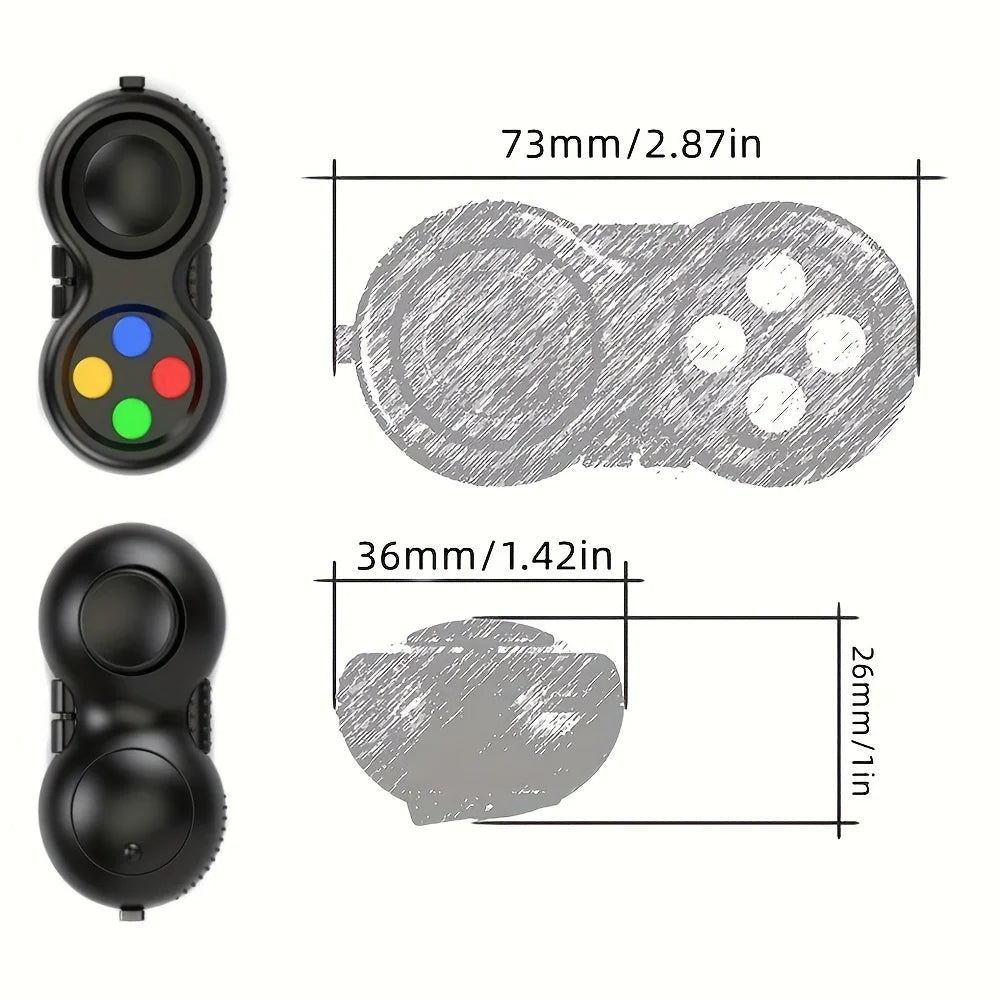 Fidget Pad Retro Classic Controller Handheld Game Fun Packs Toys - product image 2