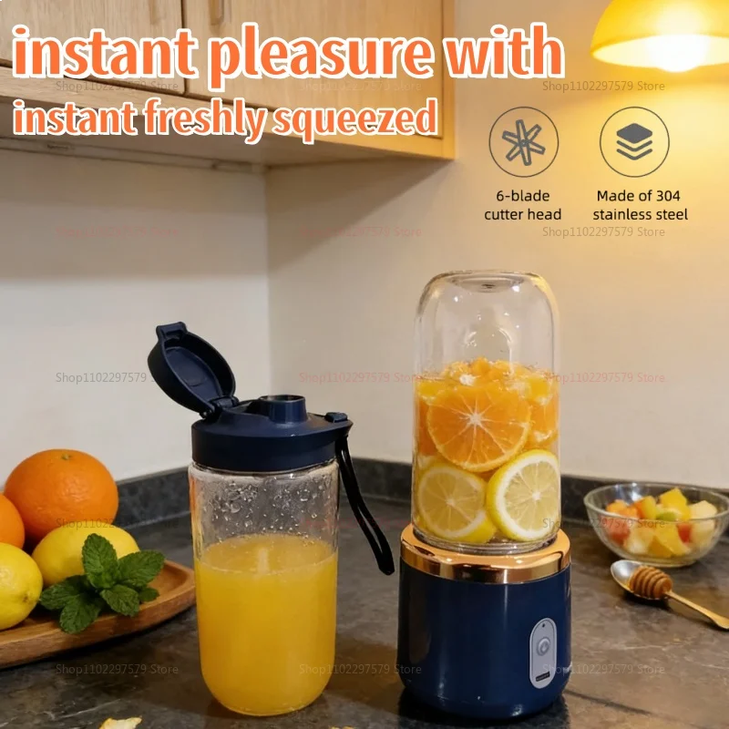 Portable Electric Blender 6-blade Smoothie & Juice Maker - product image 6