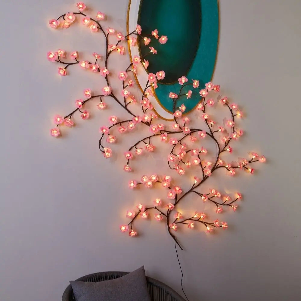 Cherry LED Tree Branch Lights Blossom Willow Vine Garland Decor - product image 8