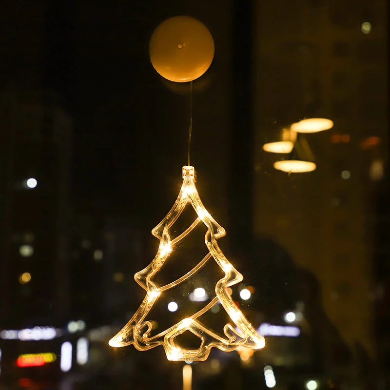 Christmas Ornament Hanging LED Lights Warm Window & Bedroom Decor - product image 17