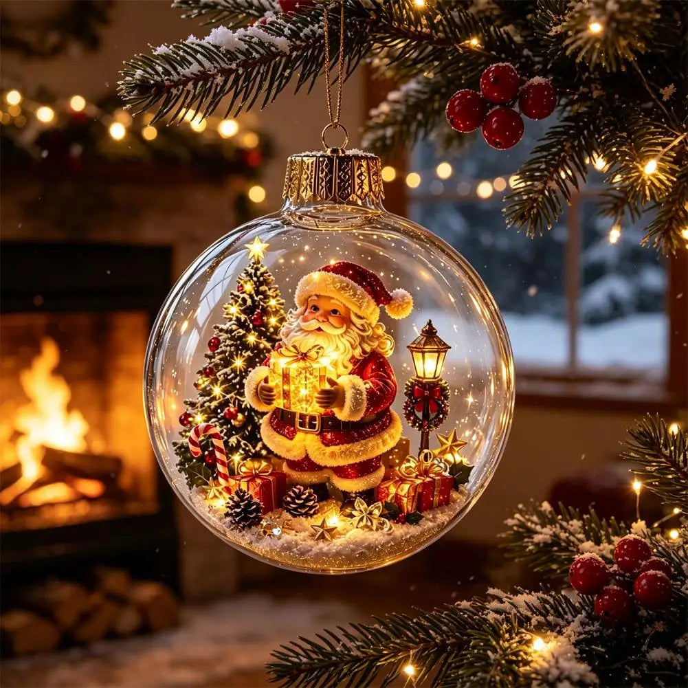 Christmas Story Decor with Lights Snowman Crystal Ball - product image 16