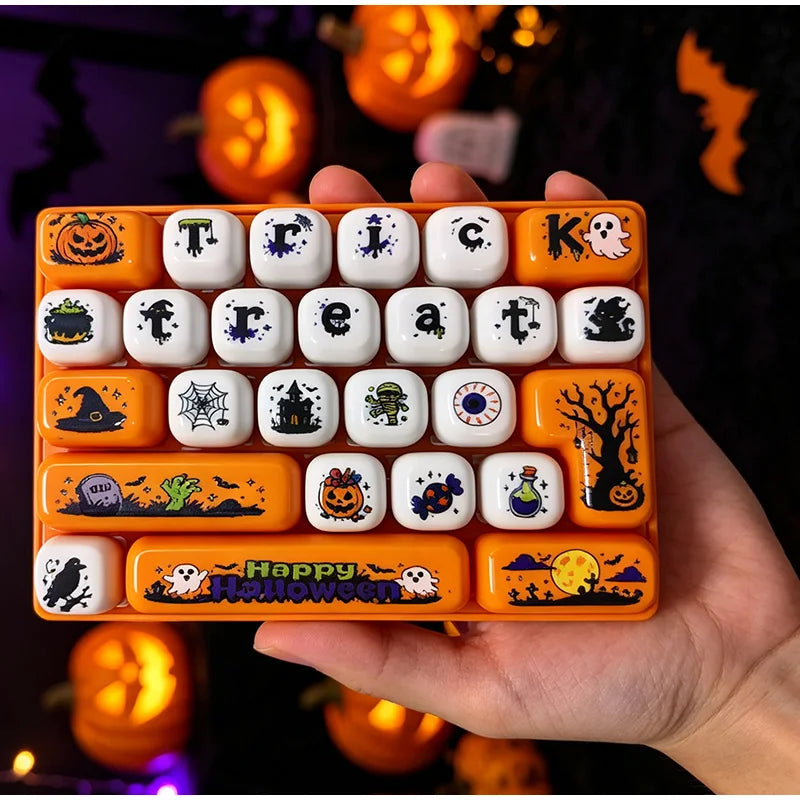 Halloween Fidget Keychain Stress Relief Clicker