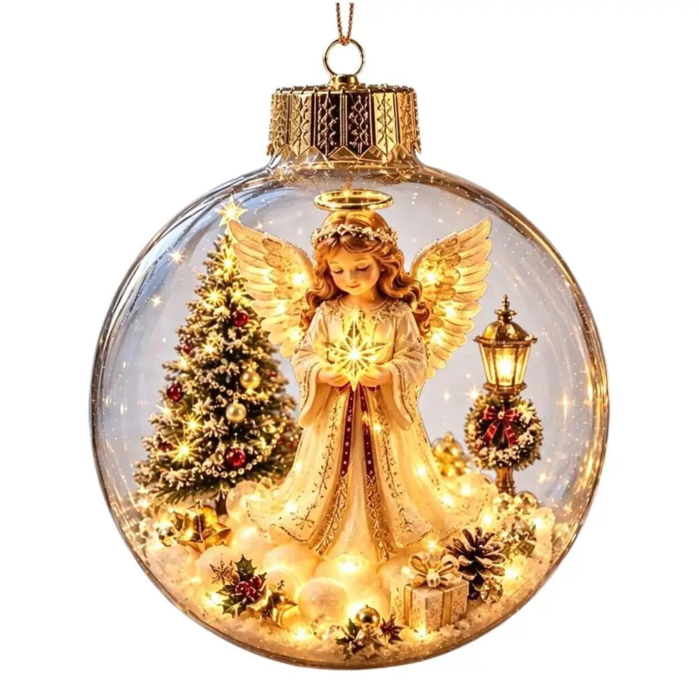 Christmas Story Decor with Lights Snowman Crystal Ball - product image 7