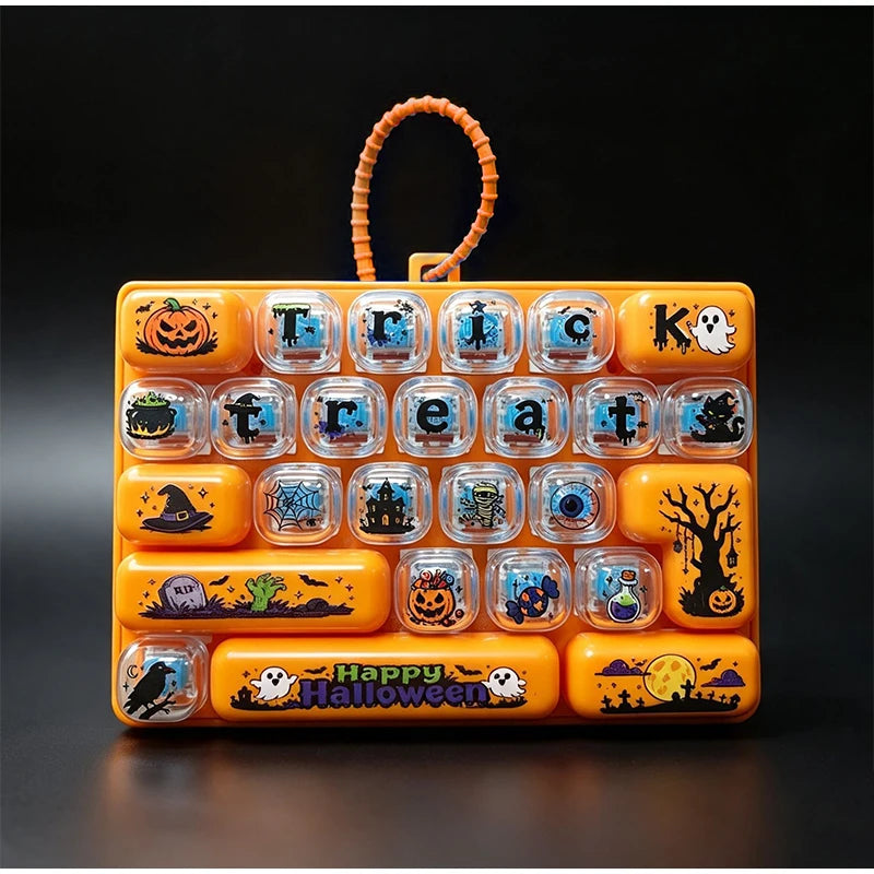Halloween Fidget Keychain Stress Relief Clicker