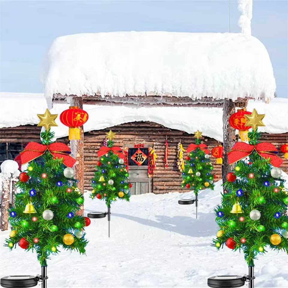 Christmas Tree Solar Lights Waterproof LED Garden & Pathway Decor - product image 12