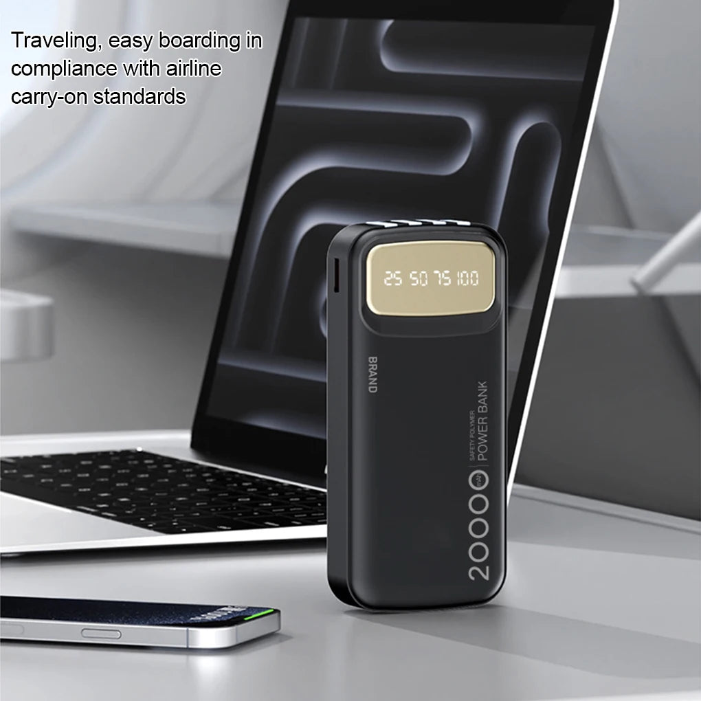 10000mah Power Bank Built-in Type-c Cable & Digital Display - product image 13