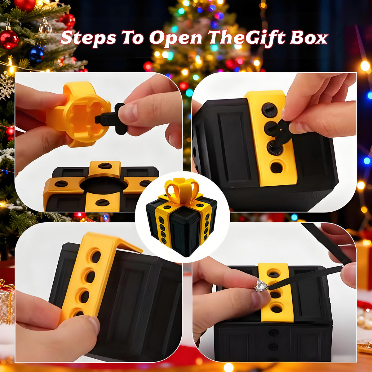 Annoying Gift Box with Screws 3d Printed Prank Adult Card Cash - product image 4