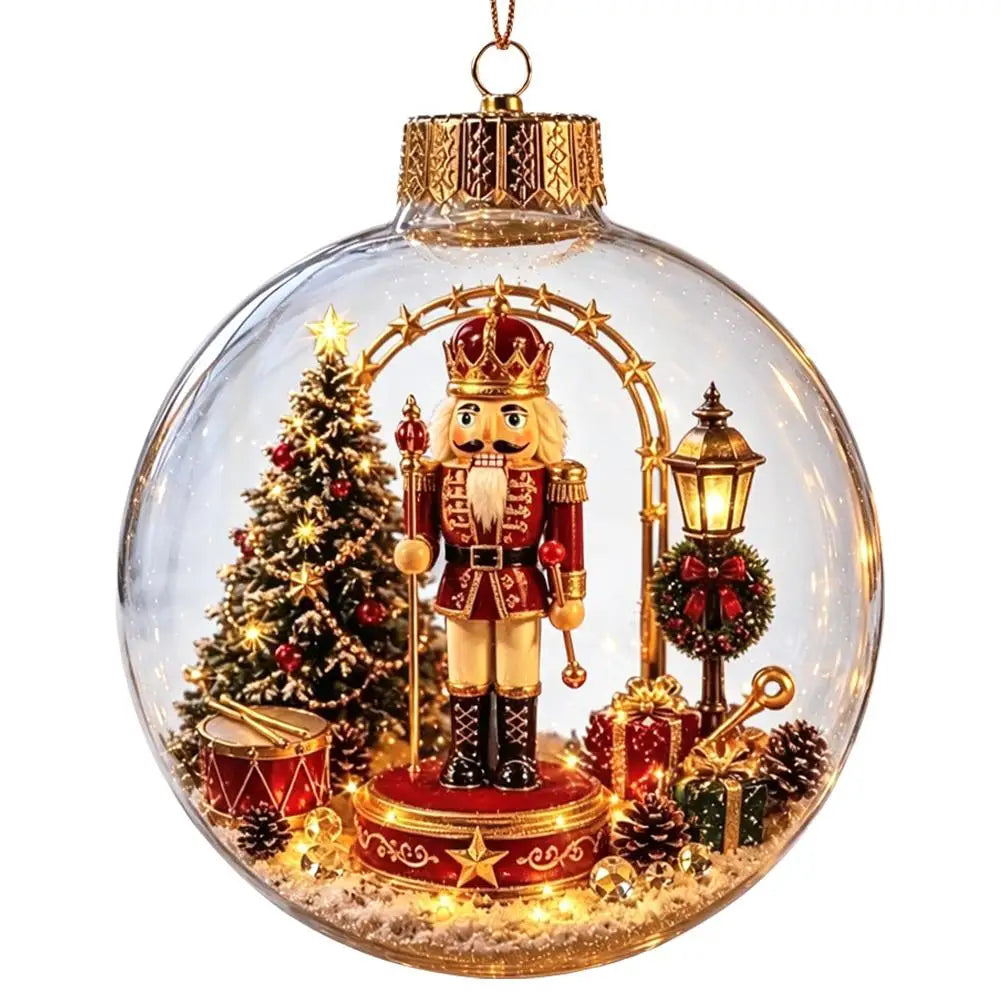 Christmas Story Decor with Lights Snowman Crystal Ball - product image 12