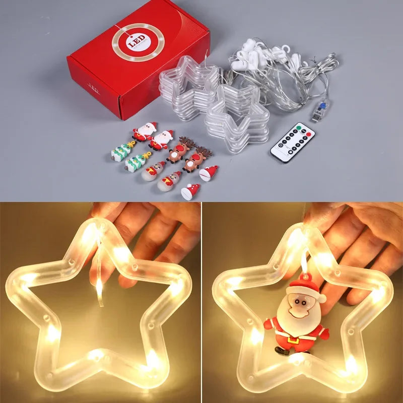 Christmas LED Strip Lights USB Curtain Garland for Room Decor - product image 3
