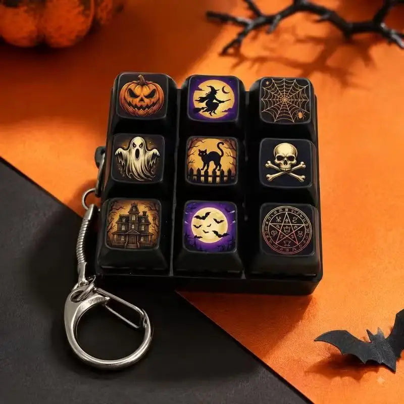 Keycap Clicker Fidget Keychain Toy