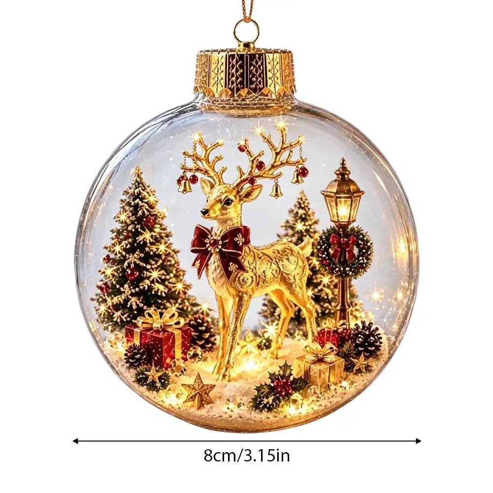 Christmas Story Decor with Lights Snowman Crystal Ball - product image 28