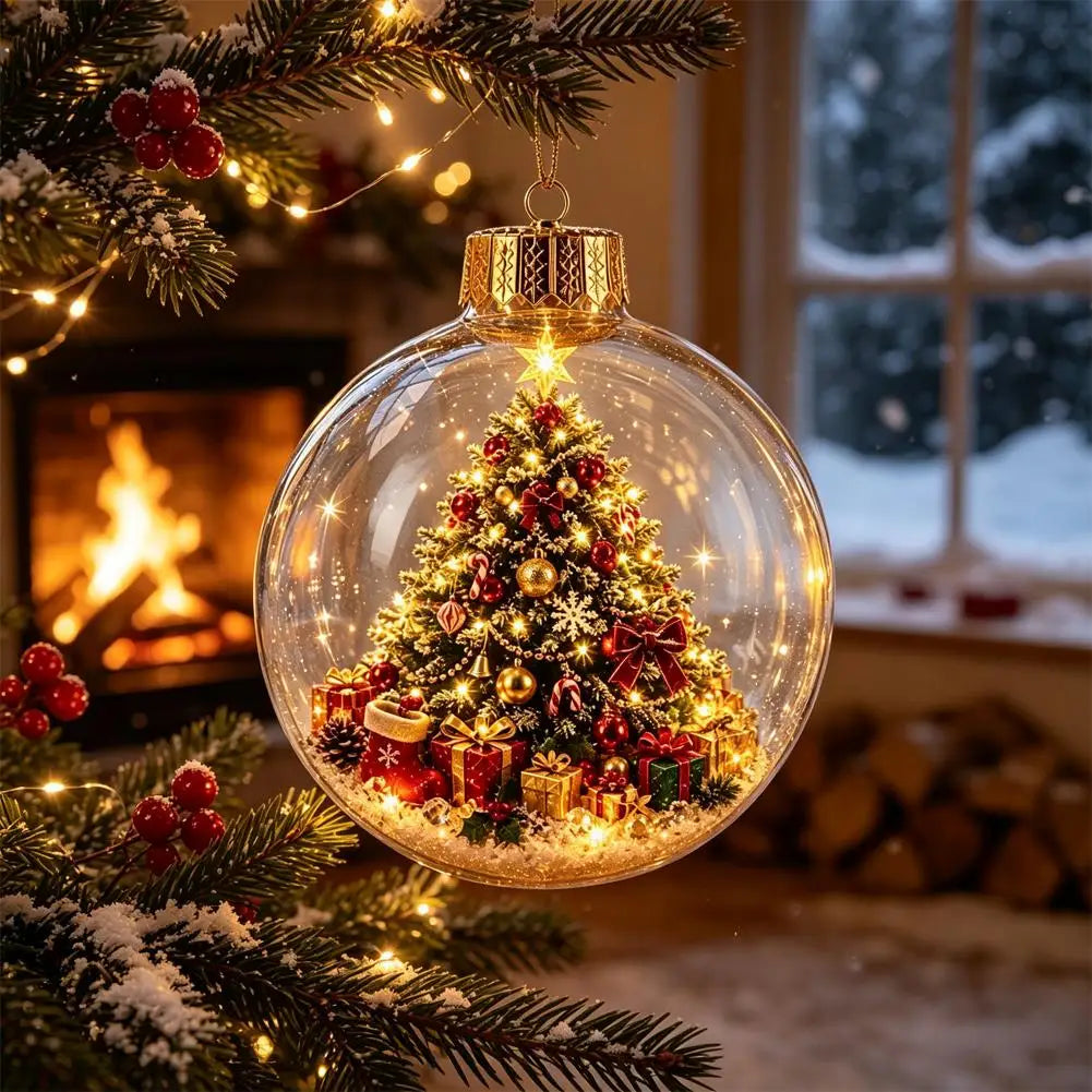 Christmas Story Decor with Lights Snowman Crystal Ball - product image 17