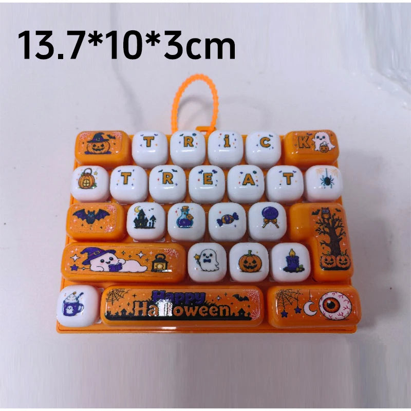 Halloween Fidget Keychain Stress Relief Clicker
