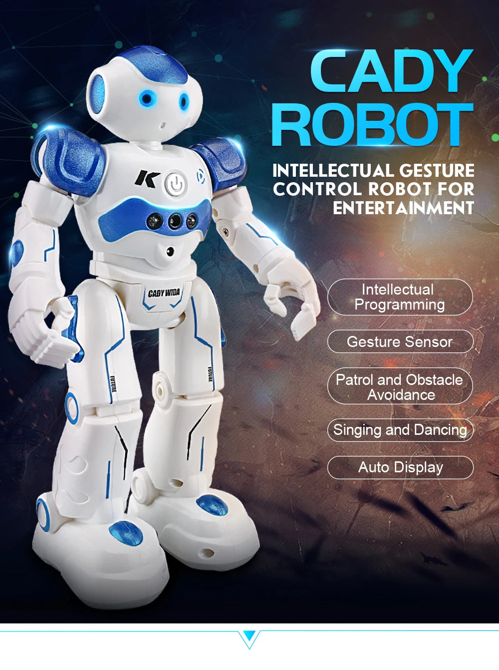 Interactive Remote Control Robot with Gesture Sensing