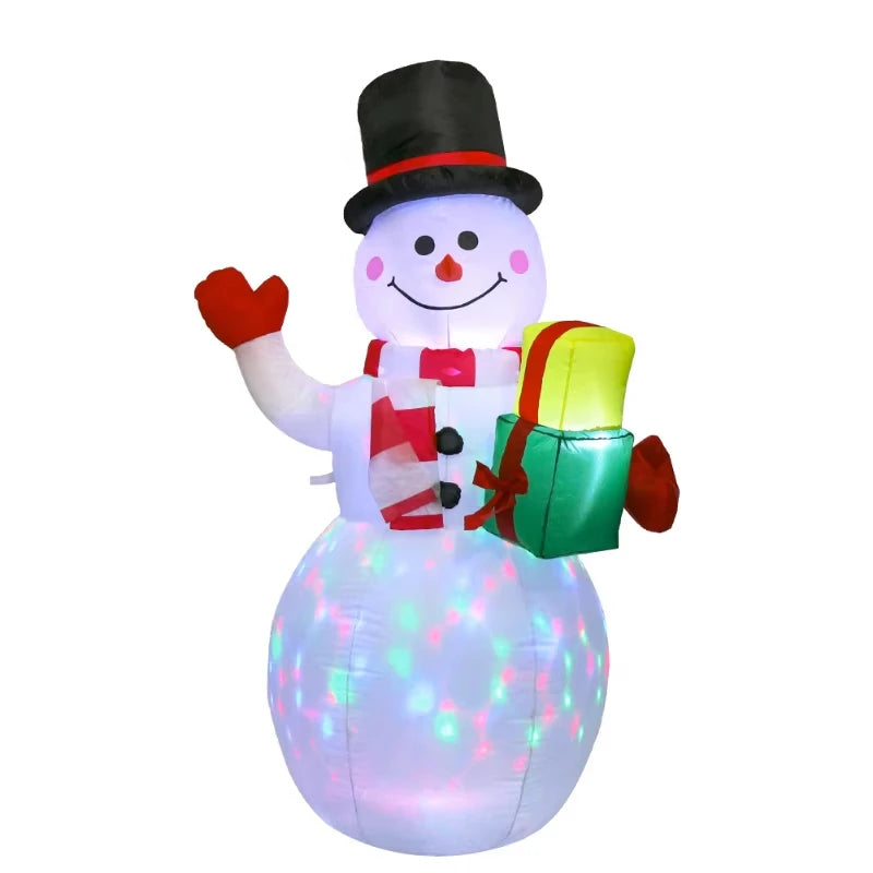 4.9 ft LED Inflatable Christmas Snowman