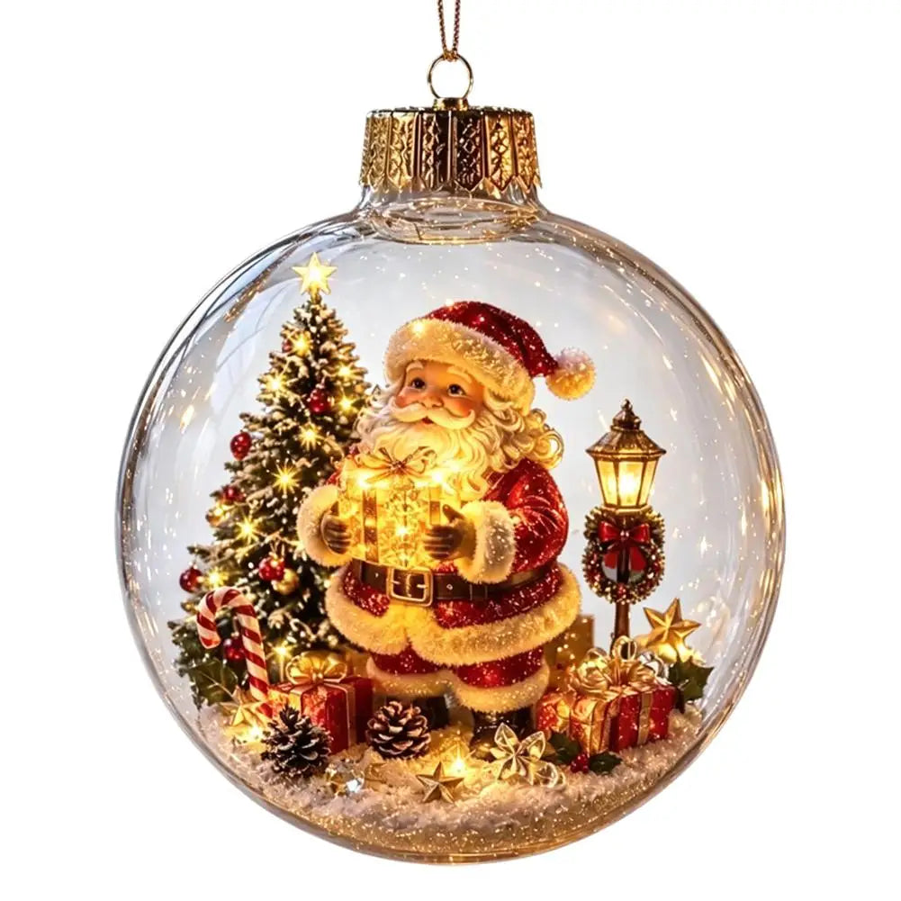 Christmas Story Decor with Lights Snowman Crystal Ball - product image 8