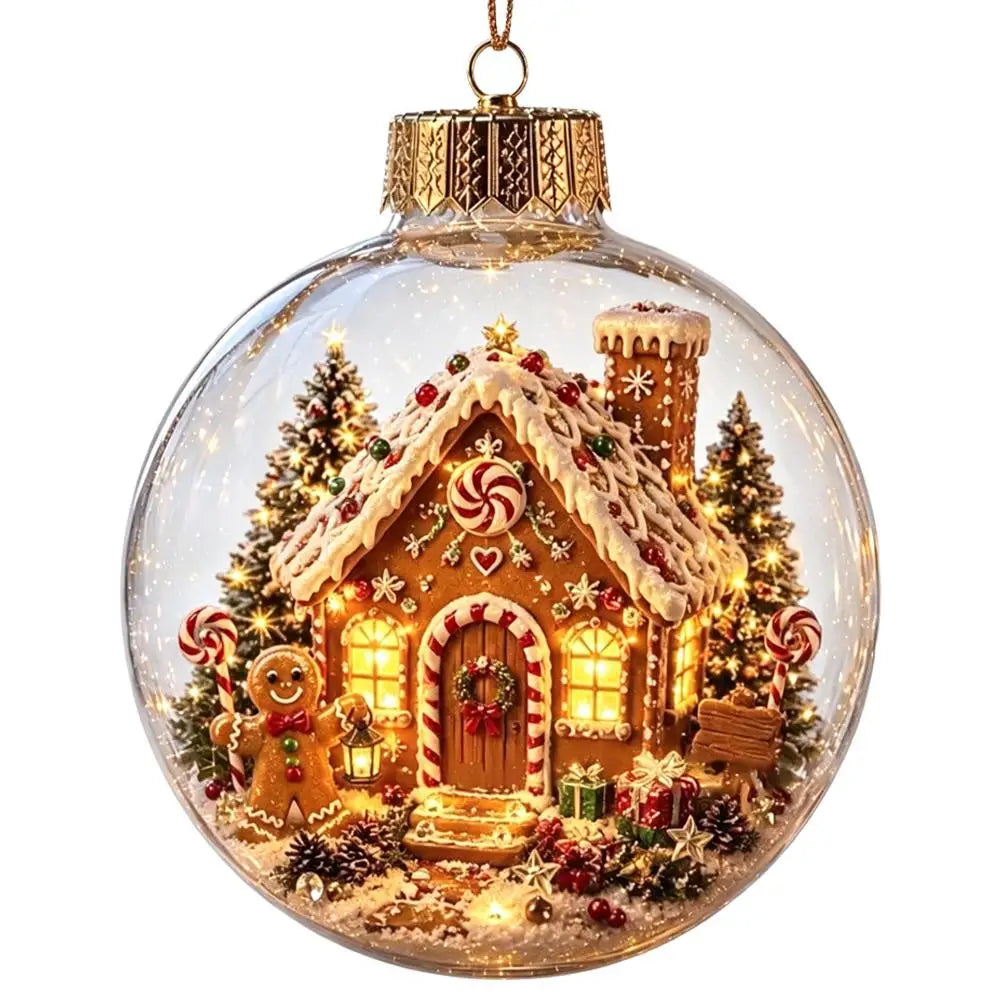 Christmas Story Decor with Lights Snowman Crystal Ball - product image 35