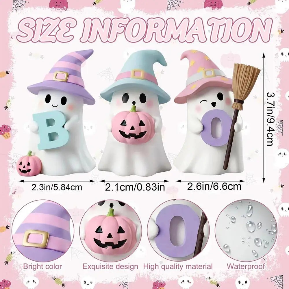 Halloween Ghost Figurine Holiday Resin Cute Sculpture Statue Decor - image 18