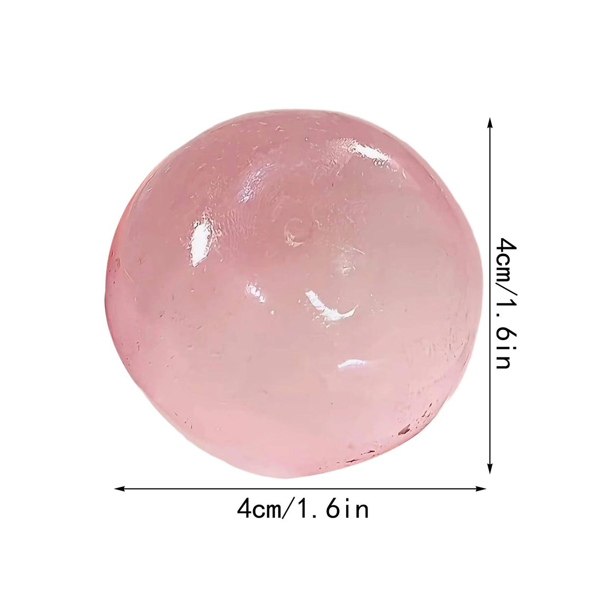 Transparent Squishy Ball Stress Relief Toy Anti Anxiety Squeeze - product image 4