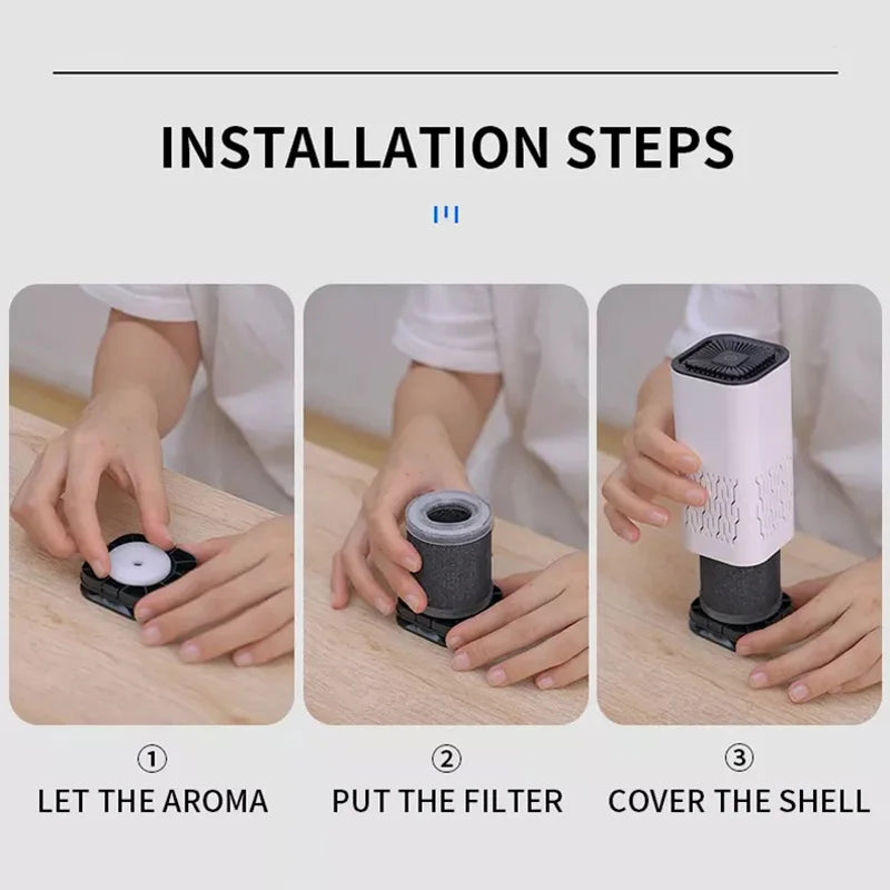 Car Air Purifier Negative Ion Hepa Filter USB Direct Plug Cleaner - product image 4