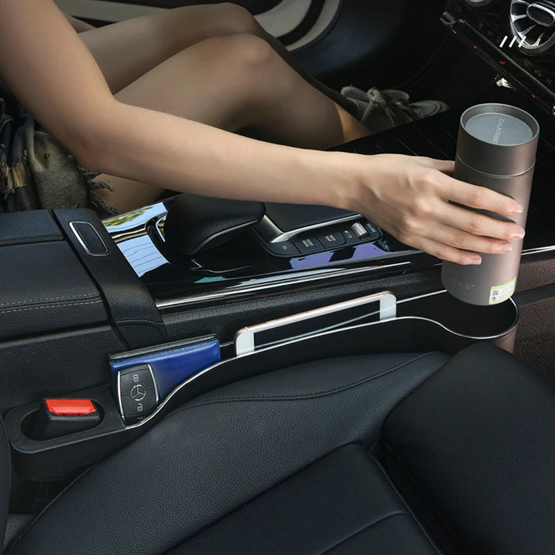 Car Seat Gap Filler Organizer- Upgrade Side with Cup Holder and - product image 1