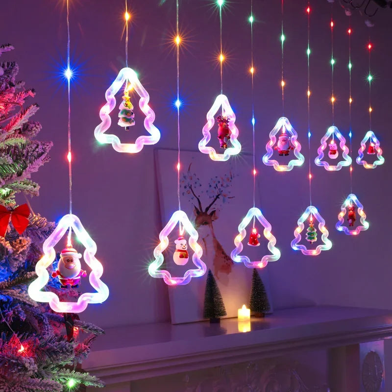 Christmas LED Strip Lights USB Curtain Garland for Room Decor - product image 29