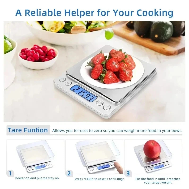 Digital Kitchen Scale Stainless Steel Food - product image 3