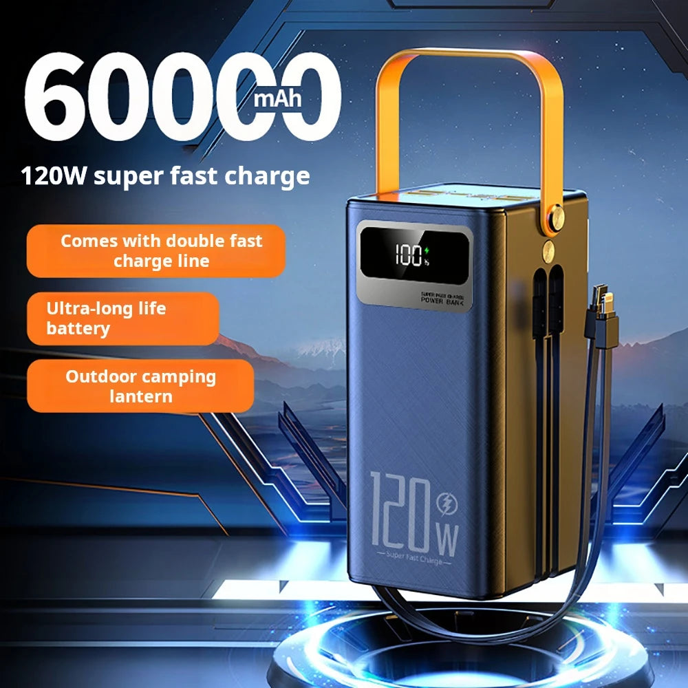 120w Fast Charging Power Bank 30000mah Portable Station - product image 3