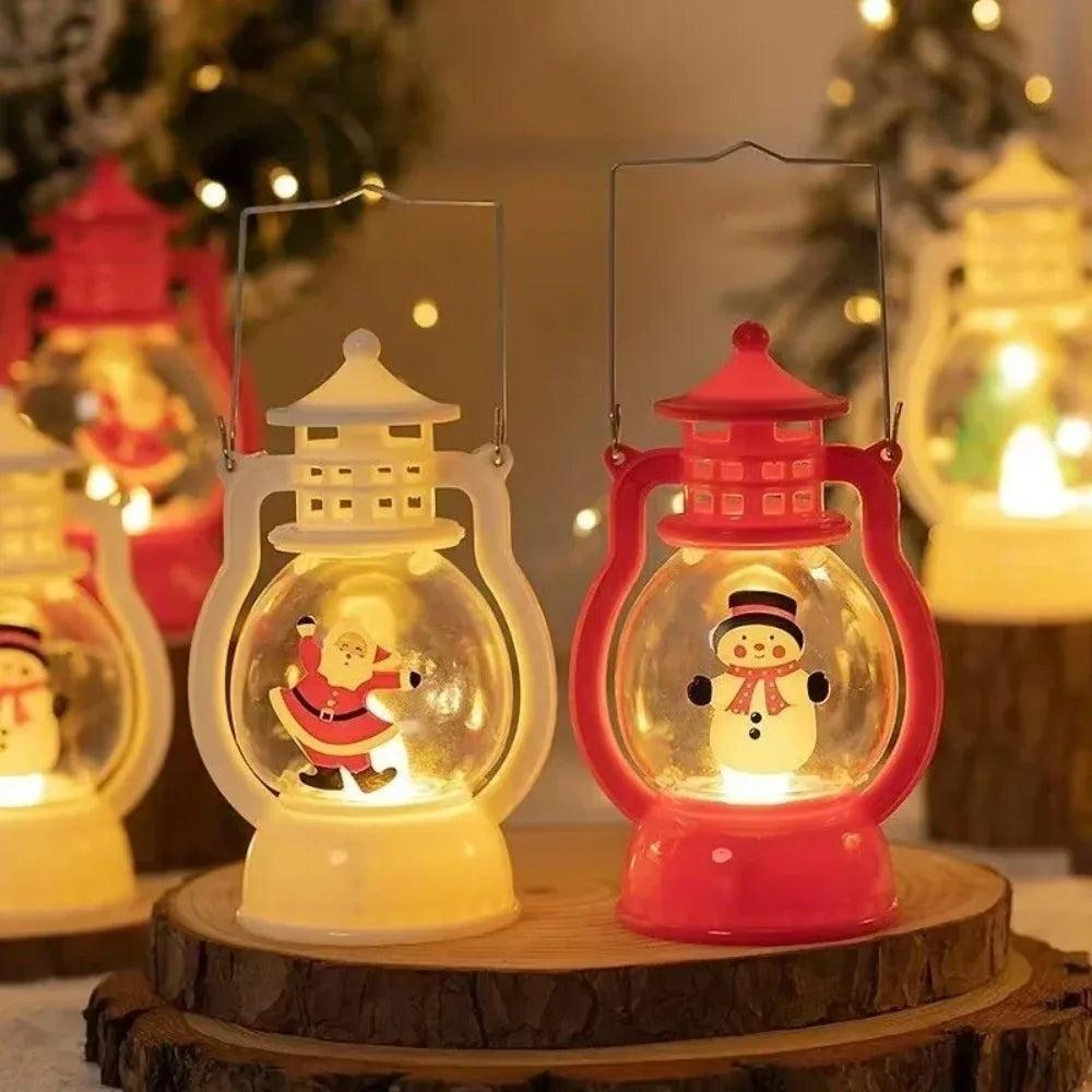 Christmas Lantern LED Lights Santa Claus Portable Desktop Decor - product image 8