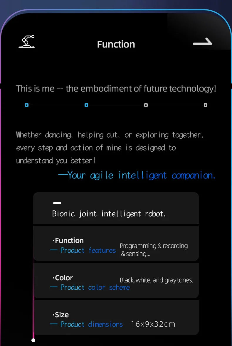 Interactive Remote Control Robot with Gesture Sensing