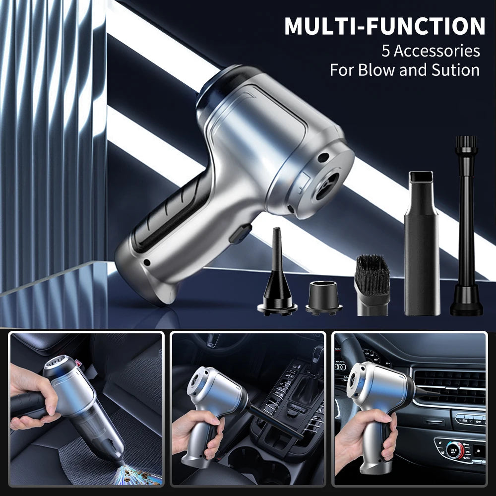 Portable Rechargeable Wireless Handheld Vacuum Cleaner – Car & Home
