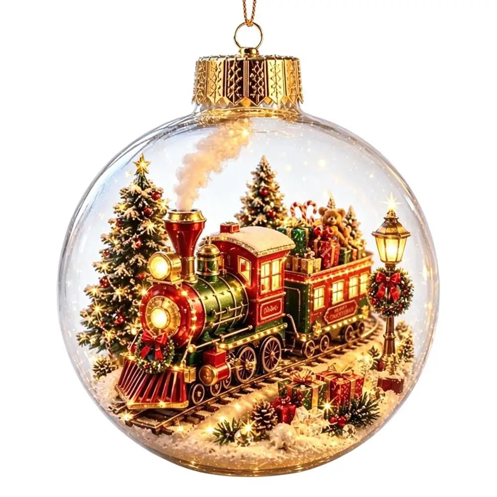 Christmas Story Decor with Lights Snowman Crystal Ball - product image 11